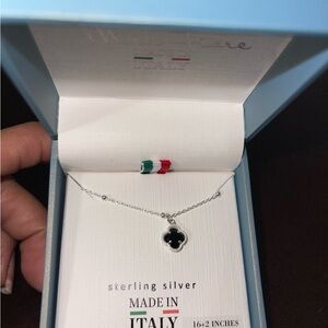 Sterling Silver with Black Onix necklace